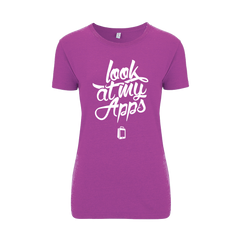 "Look At My Apps" Women T-shirt